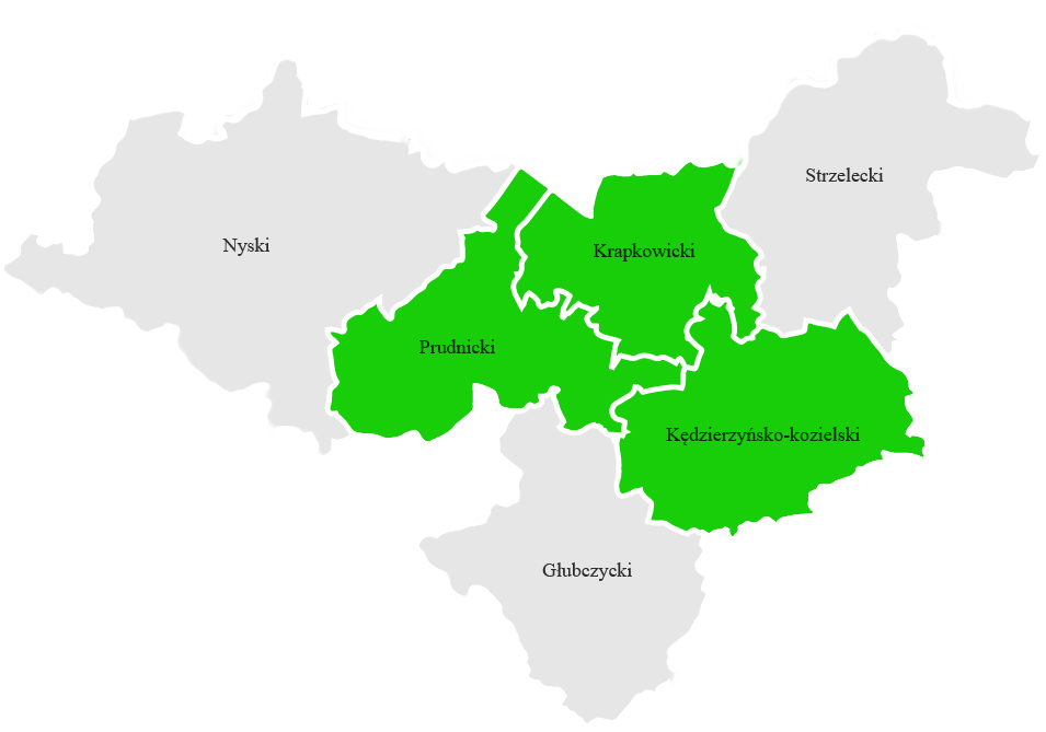 intermatik, mapa zasięgu